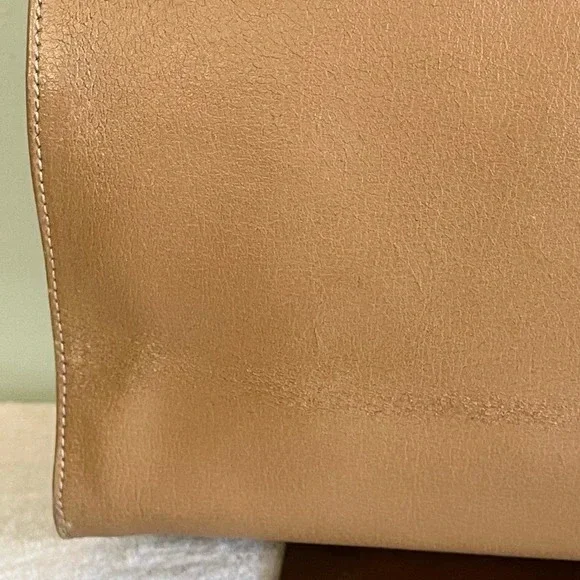 Vintage Luana Women's Brown Crossbody Leather Shoulder Tote Bag Made in Italy - Picture 11 of 16